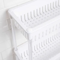 KSP Slidestor '3-Tier' Rolling Storage Rack (White) 45 x 21 x 80 cm