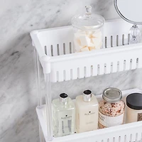 KSP Slidestor '3-Tier' Rolling Storage Rack (White) 45 x 21 x 80 cm