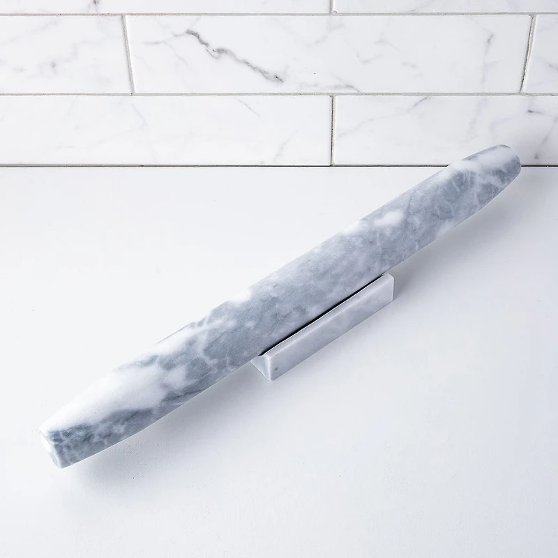 KSP Bake Marble French Rolling Pin (White)
