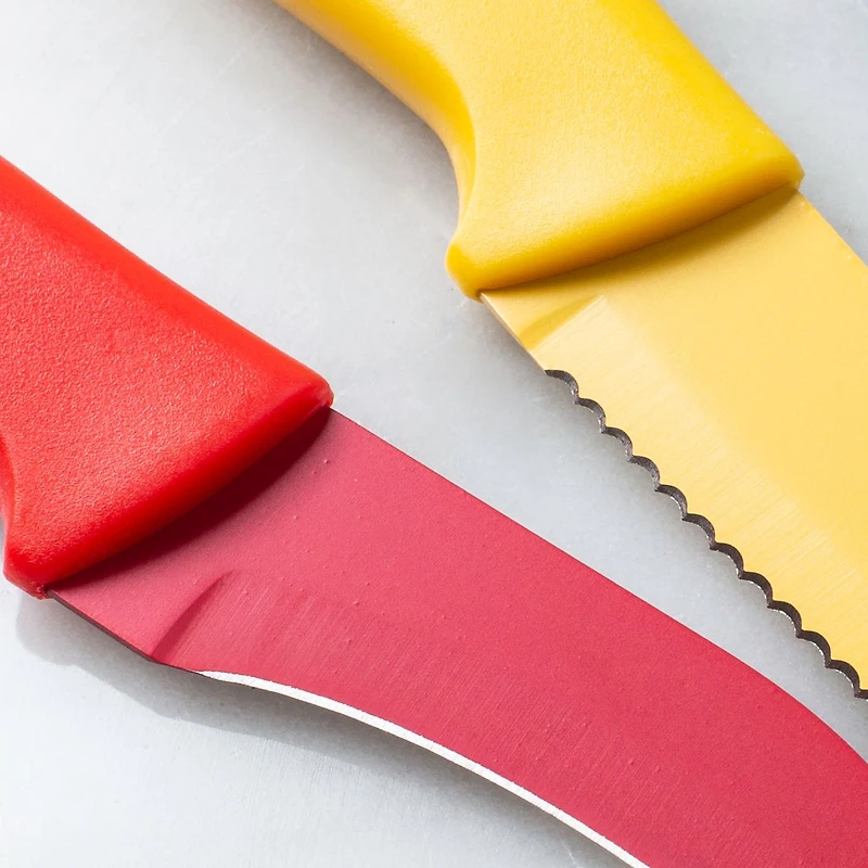 Starfrit Paring Knife with Sheath - Set of 4 (Multi Colour)