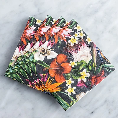 Harman 3-Ply 'Midnight Tropical' Paper Napkin