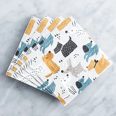 Harman 3-Ply 'Dogs' Paper Napkin