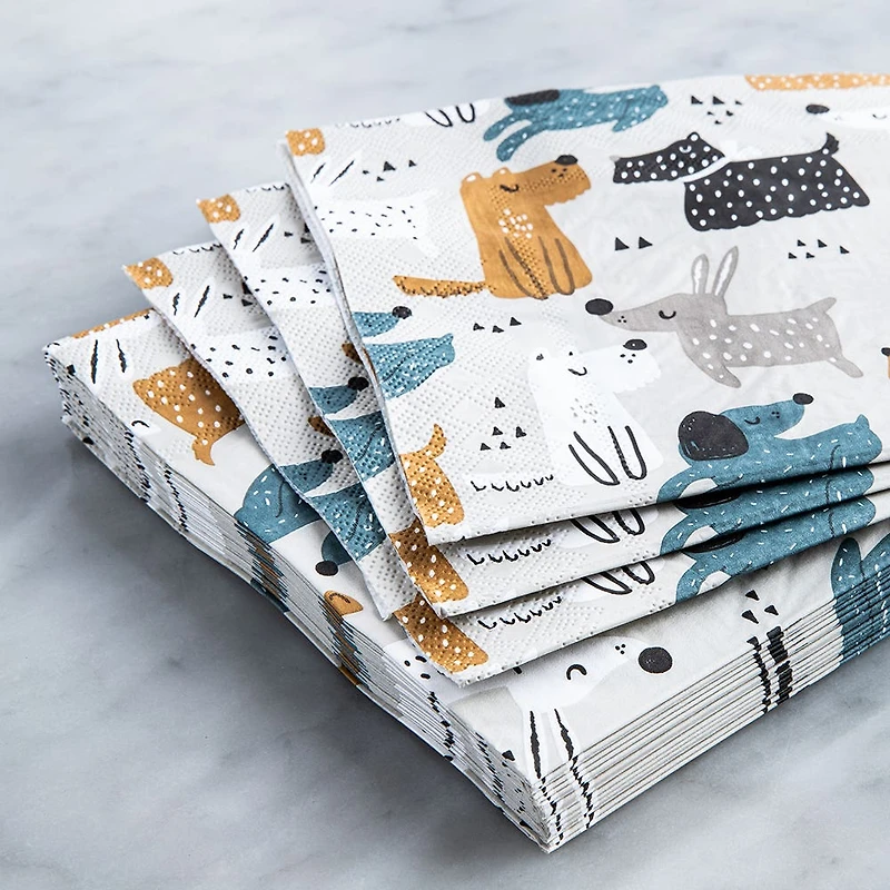 Harman 3-Ply 'Dogs' Paper Napkin