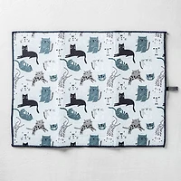 Harman Printed 'Cats' Microfibre Dish Drying Mat