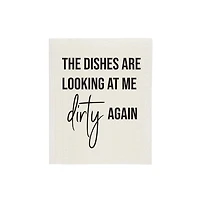Harman Eco-Friendly 'The Dishes Are Looking' Reusable Sponge Cloth