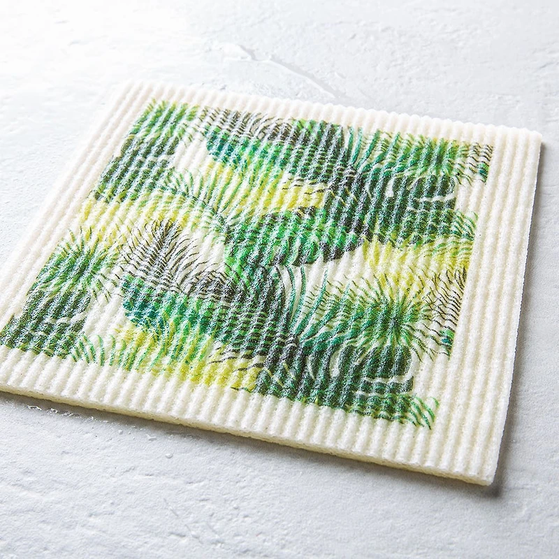 Harman Eco Friendly 'Palm' Reusable Sponge Cloth (Green)