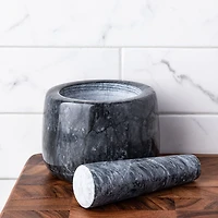KSP Crush 'Marble' Mortar and Pestle - Large (Dark Grey)