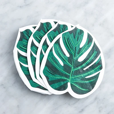 Harman 3-Ply 'Palm' Shaped Paper Napkin (Green)