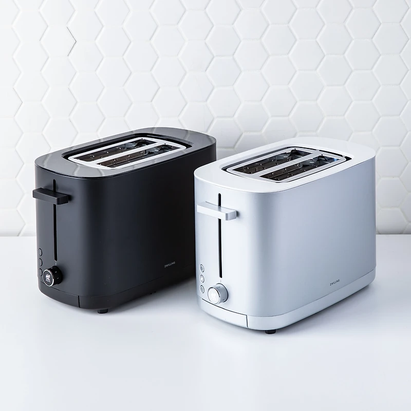 ZWILLING Enfinigy 2 Slice Toaster (Black/Silver)