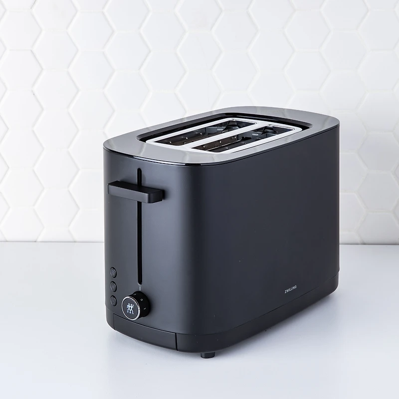 ZWILLING Enfinigy 2 Slice Toaster (Black/Silver)