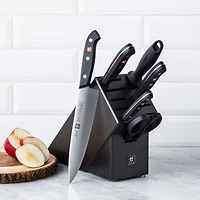 ZWILLING Tradition Block Combo with Bonus Steak Knives (Charcoal)