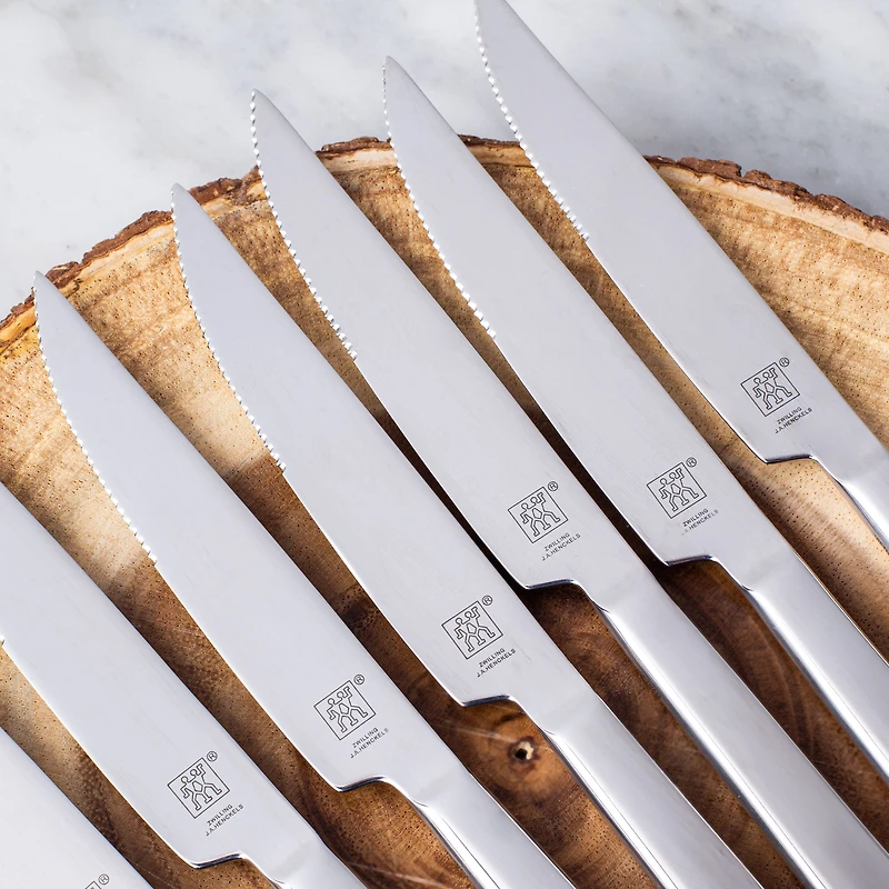 ZWILLING Tradition Block Combo with Bonus Steak Knives (Charcoal)