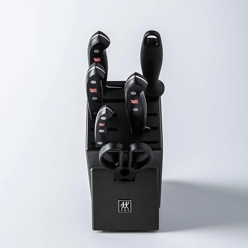 ZWILLING Tradition Block Combo with Bonus Steak Knives (Charcoal)