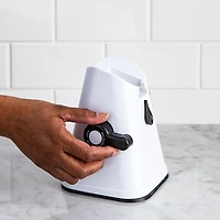 KSP Easy Prep Drum Slicer-Grater (White/Black)
