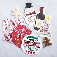 Harman Christmas 3-Ply 'More Wine The Merrier' P.Napkin-S/20 (Multi C