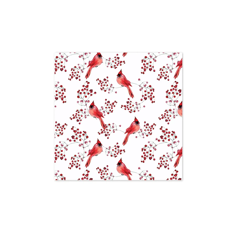 Harman Christmas 3-Ply 'Christmas Cardinal' Paper Napkin - S/20 (Red)