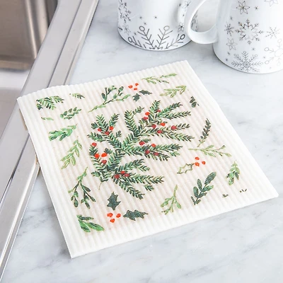 Harman Christmas 'Holly' Reusable Sponge Cloth