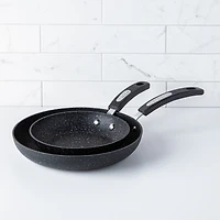 The Rock Tradition Non-Stick Frypan - Set of 2 (Black)