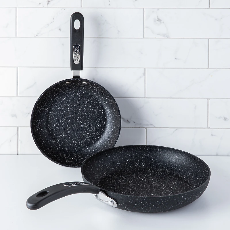The Rock Tradition Non-Stick Frypan - Set of 2 (Black)