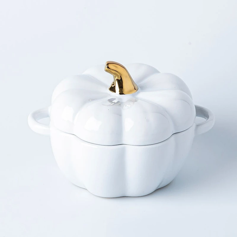 KSP Tuscana Harvest Pumpkin Bowl with Lid