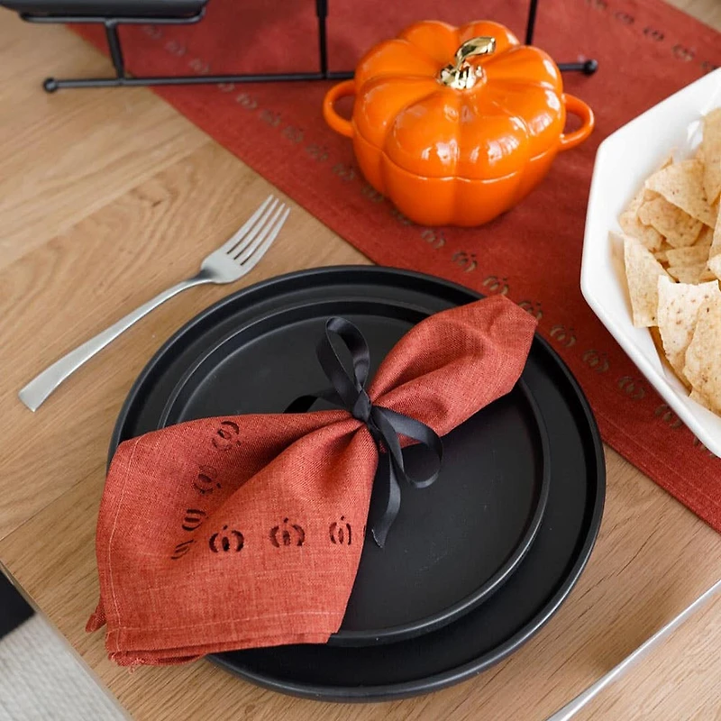 KSP Tuscana Harvest Pumpkin Bowl with Lid (Orange)