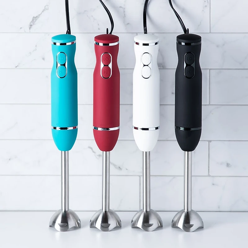 Chefman Onetouch Immersion Blender (Red)