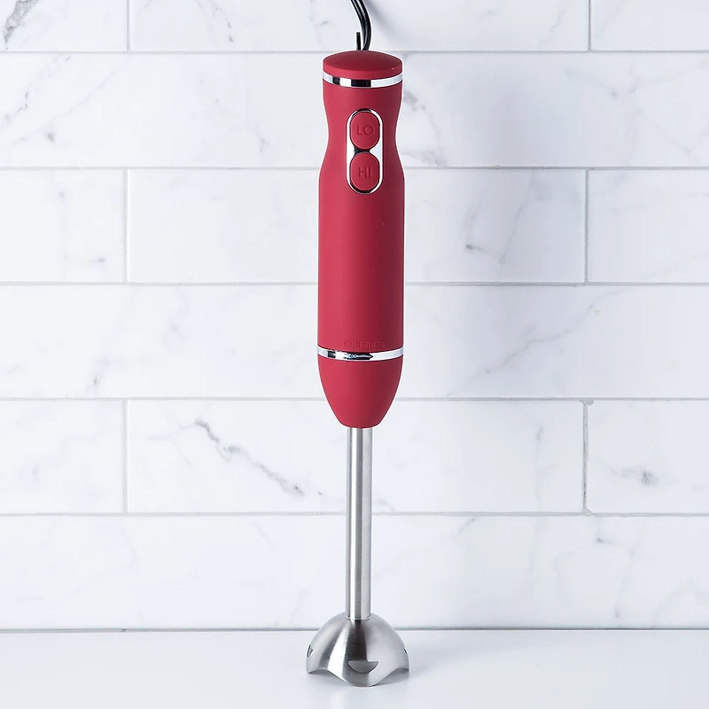 Chefman Onetouch Immersion Blender (Red)