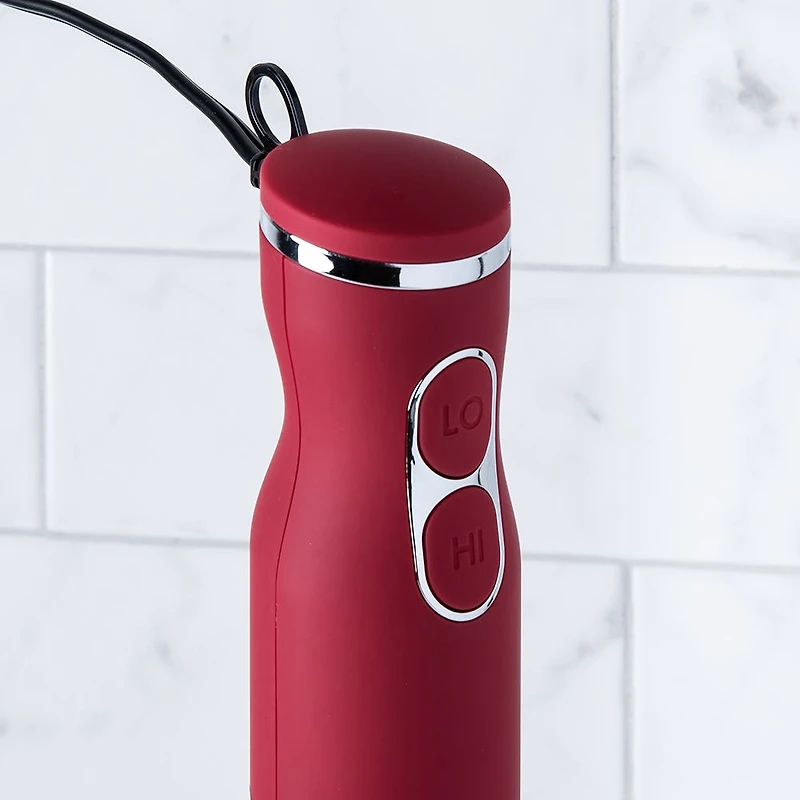 Chefman Onetouch Immersion Blender (Red)