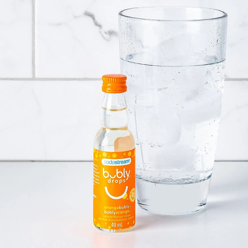 Sodastream bubly 'Orange' Natural Flavour Fruit Drops