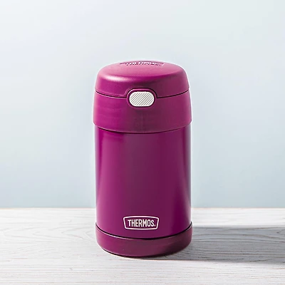 Thermos Funtainer Thermal Food Storage Jar-Spoon (Red Violet)