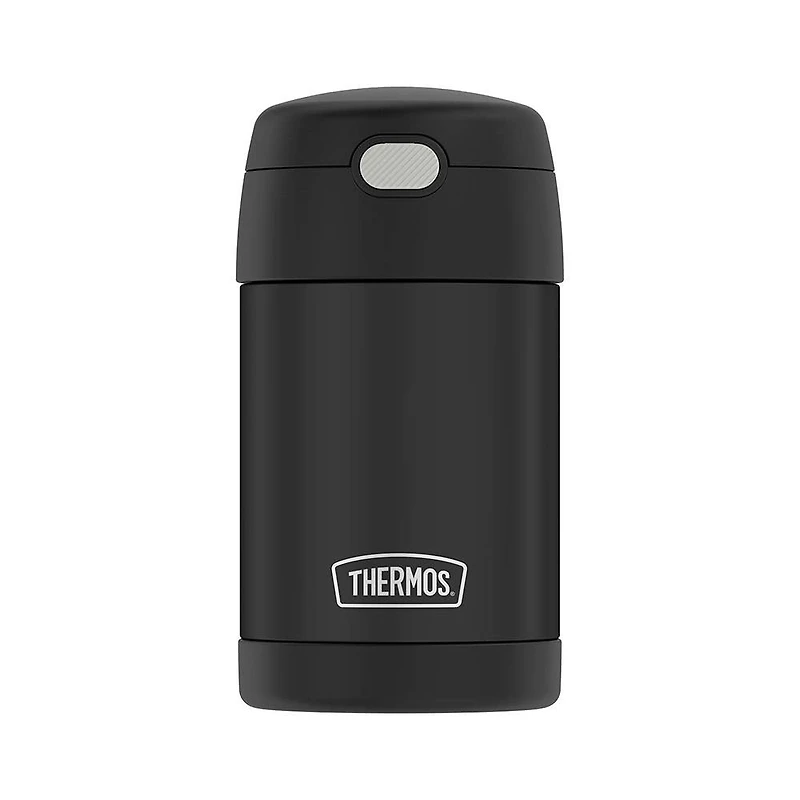 Thermos Funtainer Thermal Food Storage Jar-Spoon (Matte Black)