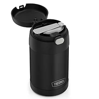 Thermos Funtainer Thermal Food Storage Jar-Spoon (Matte Black)