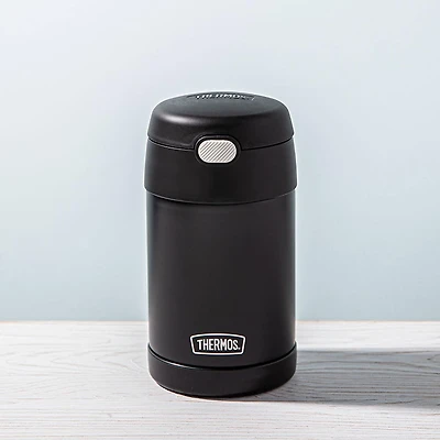 Thermos Funtainer Thermal Food Storage Jar-Spoon (Matte Black)