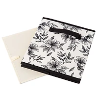 KSP Collapsible 'Floral' Non-Woven Storage Bin (Ivory) 10x10x11"