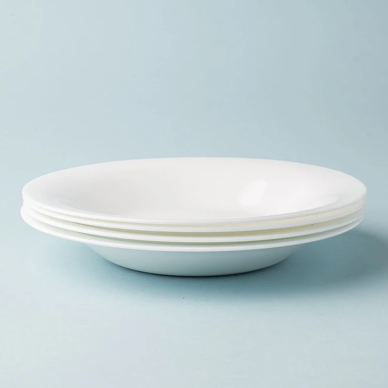 KSP Opal Glass Soup Plate (White)