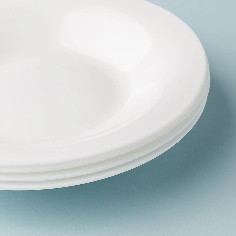 KSP Opal Glass Soup Plate (White)