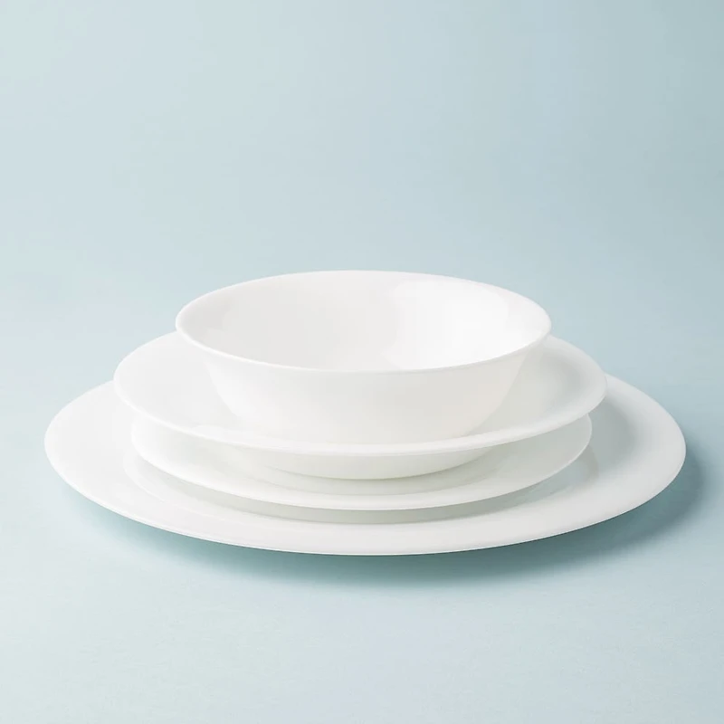 KSP Opal Glass Soup Plate (White)