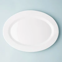 KSP Opal Glass Platter (14" White)