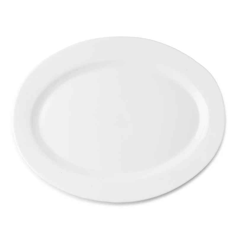 KSP Opal Glass Platter (14" White)