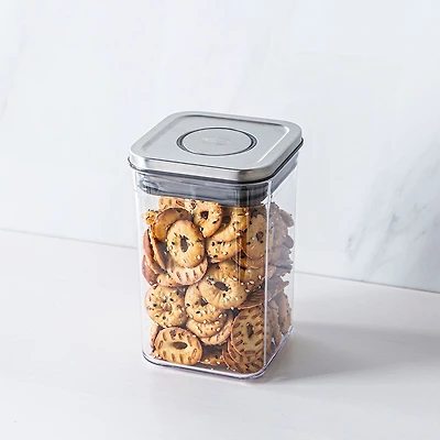 OXO Good Grips Steel Pop 2.0 'Short' Storage Canister Square 1L