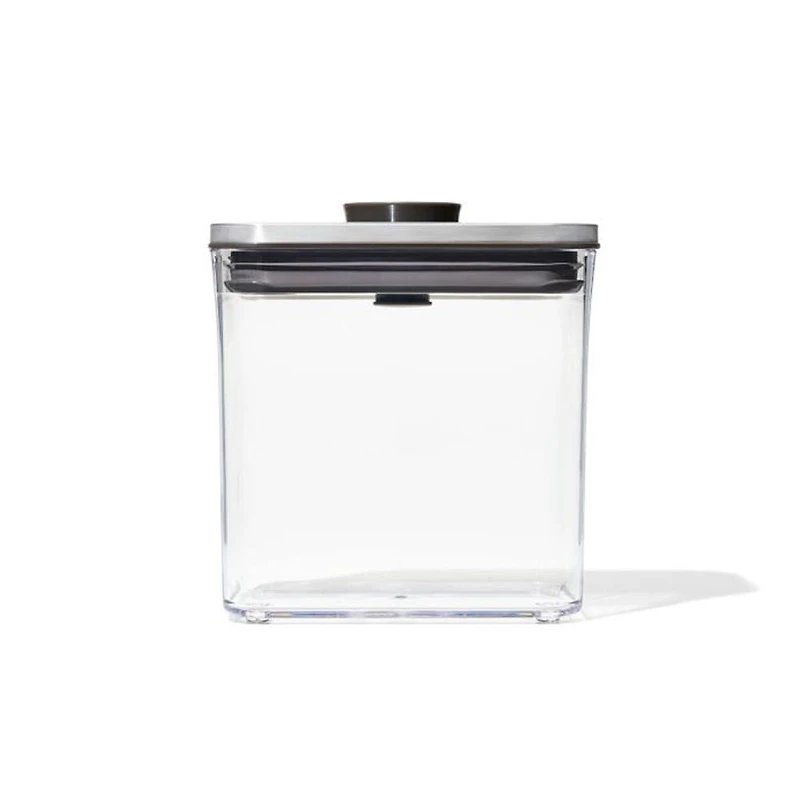 OXO Good Grips Steel Pop 2.0 'Short' Storage Canister Rectangle 1.6L