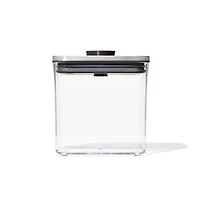OXO Good Grips Steel Pop 2.0 'Short' Storage Canister Rectangle 1.6L