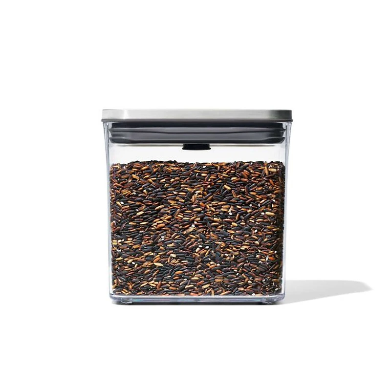 OXO Good Grips Steel Pop 2.0 'Short' Storage Canister Rectangle 1.6L