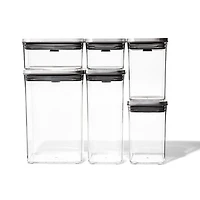 OXO Good Grips Steel Pop 2.0 Storage Canister Combo - Set of 6