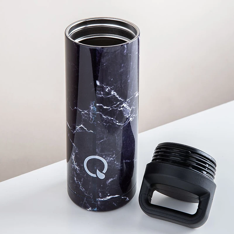 KSP Quench 'Marble' Double Wall Sport Bottle (Black)