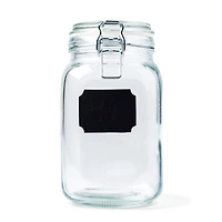 KSP Chalkboard Locking Canister - Set of 4 (Clear)