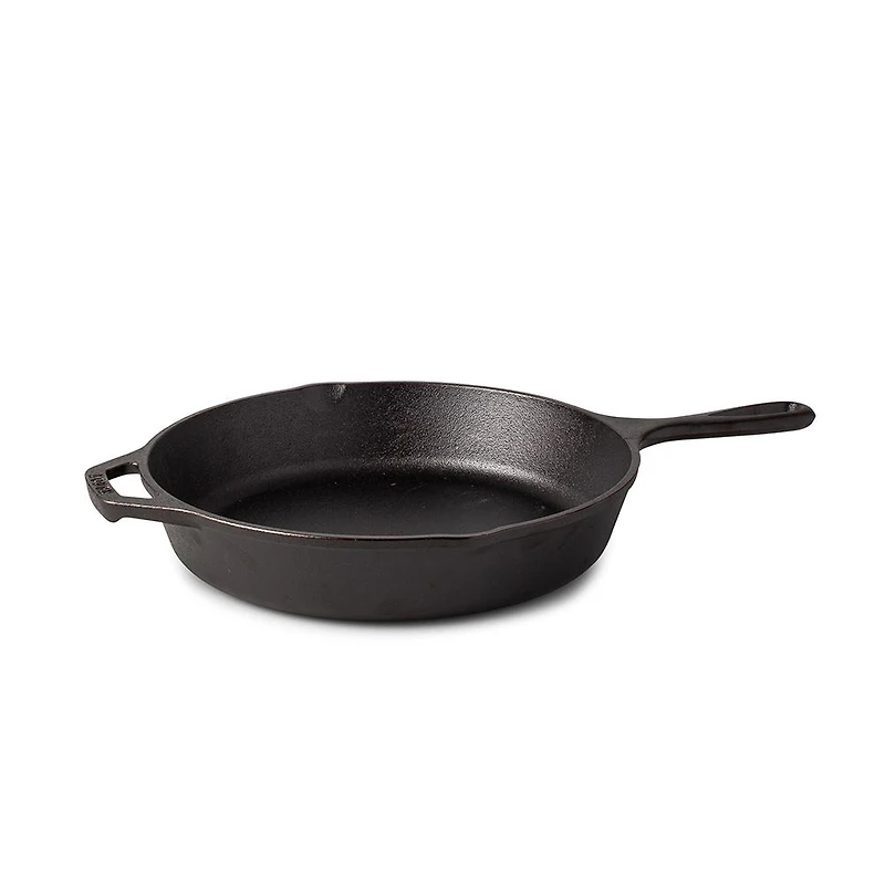 Lodge Logic Canadiana 'Loon' 10.25" Frypan with Helper Handle (Black)