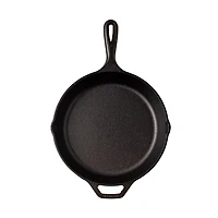 Lodge Logic Canadiana 'Loon' 10.25" Frypan with Helper Handle (Black)