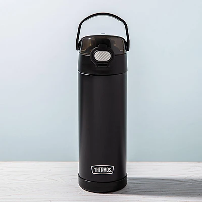 Thermos Funtainer Insulated Sport Bottle (Matte Black)