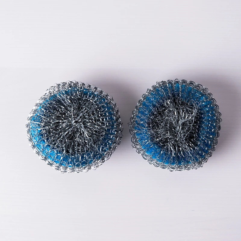 Dawn Cleaning 'Stainless Steel' Mesh Scrubber - Set of 2